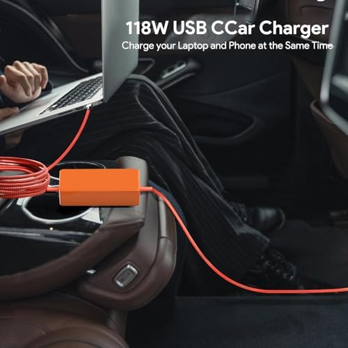 TAIFU 100 W USB C Car Charger – Ultra-Fast Charging Solution for Anker, Dell Pro Max, and MSI Summit Laptops – Compact, Durable, and Smart Technology-Driven Adapter for Professionals and Tech Enthusiasts on the Go – Essential Power Supply for Seamless Productivity and Efficiency