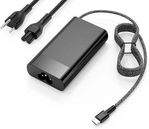 High-Performance 90 W USB-C Laptop Charger for HP Spectre x360 & Elite Book Series – Rapid Charge Travel Power Adapter with Universal Compatibility, Optimal Replacement for 65 W & 45 W Models – Versatile Power Solution for Chromebooks & More, Supported by Expert Customer Care