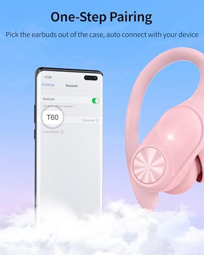 Poc Buds Wireless Bluetooth Earbuds – 80 Hours Playtime, Deep Bass Sound with Digital Display, IPX7 Waterproof Sports Earphones, Ergonomic Earhooks for Secure Fit, Compatible with TV, Phone & Laptop – Stylish Olive Design for Active Lifestyles