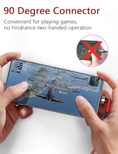 Revolutionary 540° Magnetic Charging Cable Set – 3 in 1 Versatile USB Charger for Micro USB, Type C & Lightning | Durable Nylon Braided Design with LED Indicator | Multiple Lengths (1.6 ft, 3.3 ft, 6.6 ft, 10 ft) for Ultimate Convenience and Fast Charging