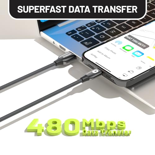 Premium 6 FT USB to Lightning Cable – MFi Certified Silicone Charger for i Phone and i Pad – Fast Charging and Enhanced Durability for i Phone 14/13/12/11 Pro/Max, i Pad Air/Mini/Pro, Air Pods, Beats X – Versatile Charging Solution for Home, Car, and Office