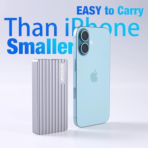 Ultra-Thin Tool-Free NVMe Enclosure for M.2 SSDs – 40 Gbps Thunderbolt 4 & USB 4 Compatible, Fanless Aluminum Design for Ultimate Portability and Speed, Ideal for Gamers and Professionals