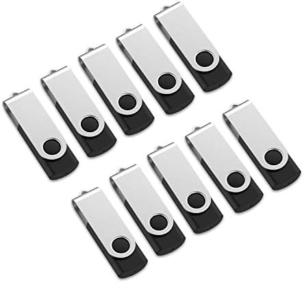 Colorful 5-Pack Aiibe 128 GB USB Flash Drives – High-Speed USB 2.0 Memory Sticks for Effortless File Transfers and Dynamic Data Storage Solutions in Black, Red, Yellow, White, and Purple