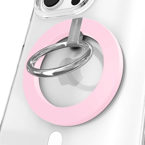 Transform Your i Phone 16, 15, 14, 13, 12 with VELVET CAVIAR’s Amethyst Purple Leopard Mag Safe-Compatible Grip – Stylish Magnetic Ring Holder & Adjustable Stand for Effortless Hands-Free Viewing, Secure Texting, and Enhanced Usability – Elevate Your Mobile Experience with Durable, Lightweight, and Customizable Accessory