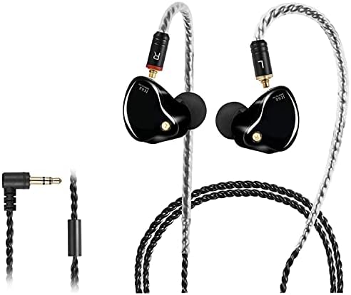 FAMATE Hi-Fi In-Ear Monitors with Tesla Technology – Premium Noise-Isolating Wired Earbuds Featuring MMCX Detachable Cables for Musicians and Audio Professionals, Transparent Coffee Finish, Unmatched Sound Clarity and Comfort