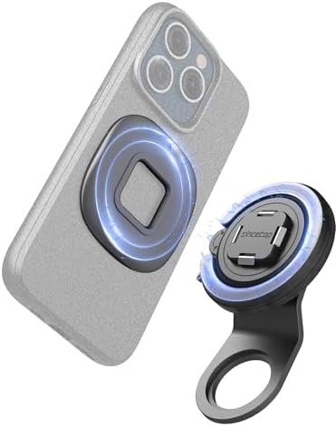 sincetop Quad Series Phone Holder for Bikes & Motorcycles – Premium Aluminum Handlebar Mount with Quick Lock Mechanism – Universal Fit for Mountain, Road, E-Bikes & Scooters – Securely Accommodates All Phone Sizes for Seamless Navigation and Hands-Free Experience