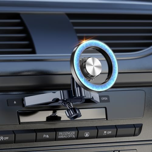 Transform Your Driving Experience with the Kaistyle Mag Safe CD Phone Holder – Secure Magnetic CD Slot Mount for i Phone 12-16 Pro Max and All Smartphones, Effortless Tool-Free Installation, 360° Rotatable Design for Enhanced Visibility and Safety, The Ultimate Hands-Free Car Accessory for Modern Drivers