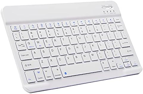 Portable Ultra-Slim Bluetooth Keyboard – Rechargeable Mini Wireless Typing Solution for i Pad, i Phone, Android Tablets and Smartphones – Enhanced Compatibility & Quick Response Keys – Perfect for On-the-Go Productivity