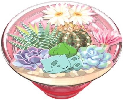 Mag Safe-Compatible Pop Socket Phone Grip Featuring Sleepy Bulbasaur – Secure Hands-Free Kickstand with Wireless Charging Support – Ideal Pokémon Accessory for Enhanced Device Handling and Viewing Experience