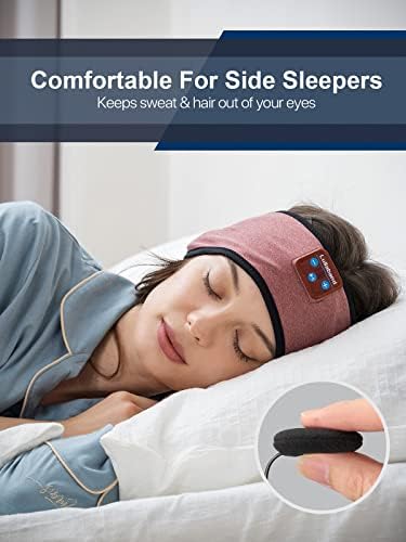 Ultimate Bluetooth Sleep Headphones Headband for Side Sleepers – Premium Wireless Music Mask with HD Sound for Travelers, Yogis, and Meditation Lovers – Unleash Effortless Comfort and Serenity with Cutting-Edge Connectivity and Relaxing Audio Experience