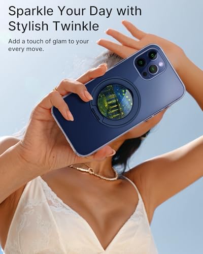 typecase Folding Phone Stand: Foldable Smartphone Holder for Desk – Ultra Thin Adjustable Kickstand – Magnetic Phone Grip Home Desk Accessories Compatible with Phone Tablets – Enhanced Compatibility and Speed