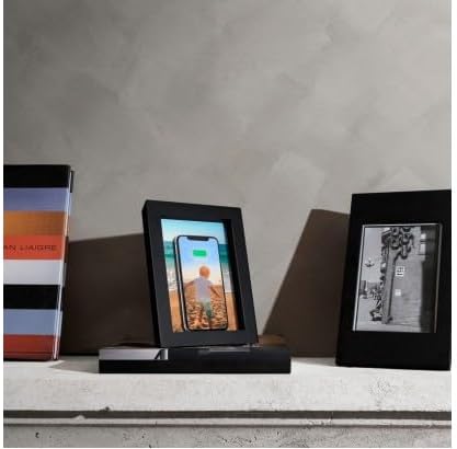 Twelve South Power Pic: Chic Picture Frame Stand & 10 W Qi Wireless Charger for i Phone & Smartphones – Fast, Stylish Charging Solution for Home & Office Decor