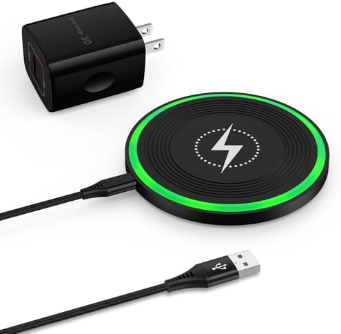 15 W Motorola Fast Wireless Charger Pad for Moto Razr 2025/2024 & Edge Series – Quick Charge 3.0 Compatible, Sleek Design, Safe & Efficient Charging Solution for Modern Devices
