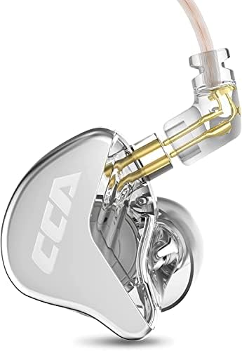Premium CCA CRA Wired Earbuds – Advanced Dynamic Driver IEM for Unmatched Clarity and Rich Deep Bass – Customizable Detachable 2-Pin Cable – Lightweight Ergonomic In-Ear Headphones with 3.5 mm Compatibility – Ideal for Audiophiles and Everyday Users Seeking Superior Sound Quality