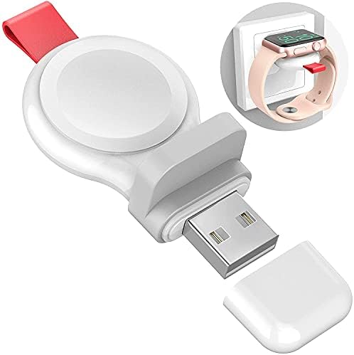 i.VALUX Dual Pack Portable Apple Watch Charger – Fast Wireless Magnetic Charging for All Series 1-10, SE, Nike & Ultra Models – Compact Travel-Friendly Design for Effortless Power on the Go
