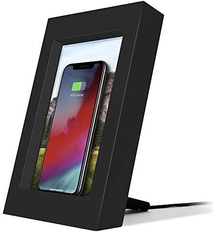 Twelve South Power Pic: Chic Picture Frame Stand & 10 W Qi Wireless Charger for i Phone & Smartphones – Fast, Stylish Charging Solution for Home & Office Decor Twelve South Power Pic: Chic Picture Frame Stand & 10 W Qi Wireless Charger for i Phone & Smartphones – Fast, Stylish Charging Solution for Home & Office Decor