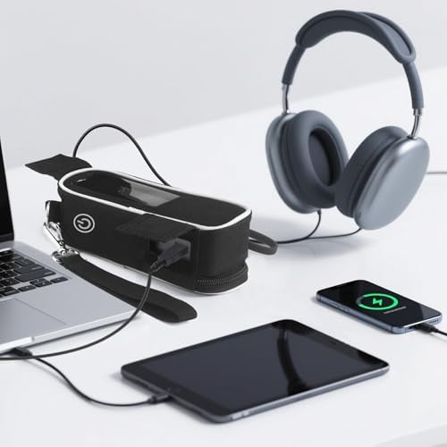 Premium Oxford Fabric Carrying Case for Anker Prime Power Bank (27,650 m Ah) – Ultimate Protection & Organization for Portable Charging Solutions, Travel-Ready Design with Extra Mesh Pocket for Cables and Accessories, Lightweight & Stylish Travel Case for Anker 250 W