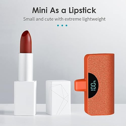 Ultra-Compact 5200 m Ah Power Bank for i Phone – 20 W PD Fast Charging Mini Portable Charger for i Phone 14 Pro Max/14/13/12/11/XR/X/8/7/6/SE – Lightweight Battery Pack with Intelligent Charging Technology for On-the-Go Power