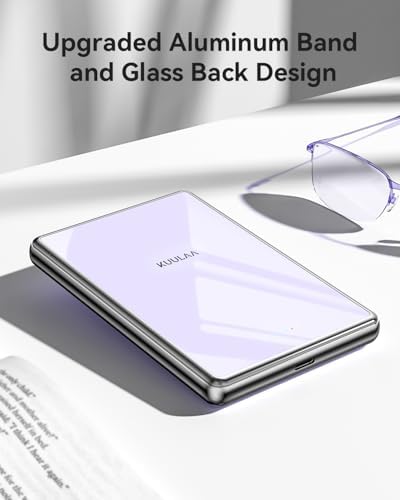 Ultra-Slim Kuulaa Mag Safe Battery Pack 5000 m Ah – Magnetic Portable Charger for i Phone 12-16 Pro Max with USB-C PD 20 W Fast Charging, Elegant Titanium Finish for On-the-Go Power Solutions