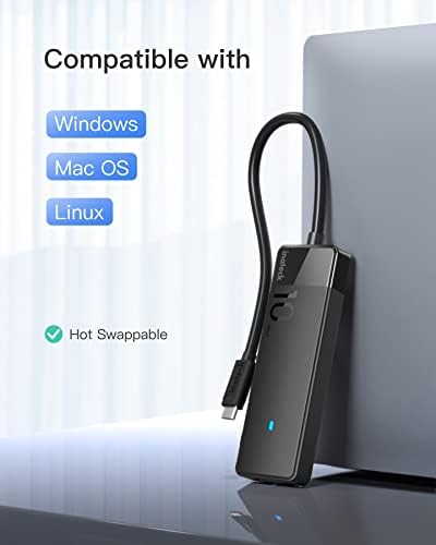 Inateck 10-in-1 USB C Docking Station – Ultimate 4 K 60 Hz HDMI Hub with RJ45 Ethernet and 100 W Power Delivery for Seamless Device Connectivity on Windows, Mac, and Linux – Optimize Your Workspace and Boost Productivity