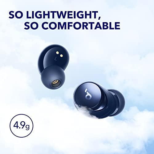 Discover Superior Sound with Soundcore by Anker Space A40 Wireless Earbuds – Unmatched Adaptive Active Noise Cancelling for 98% Noise Reduction, 50 Hours of Playtime, and High-Resolution Audio – Ergonomically Crafted for All-Day Comfort and Effortless Wireless Charging – Ideal for Music Lovers and Everyday Use