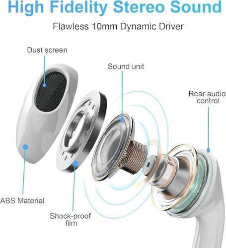 Elevate Your Audio Experience with Premium USB C Earbuds – Ultimate Noise Cancelling Wired Headphones for i Phone 15 and Galaxy Devices, Featuring Built-In Mic & Remote Control for Effortless Calls and Music Management, Exceptional Comfort and Clarity for All-Day Listening – Perfect for Commuters and Audiophiles Alike