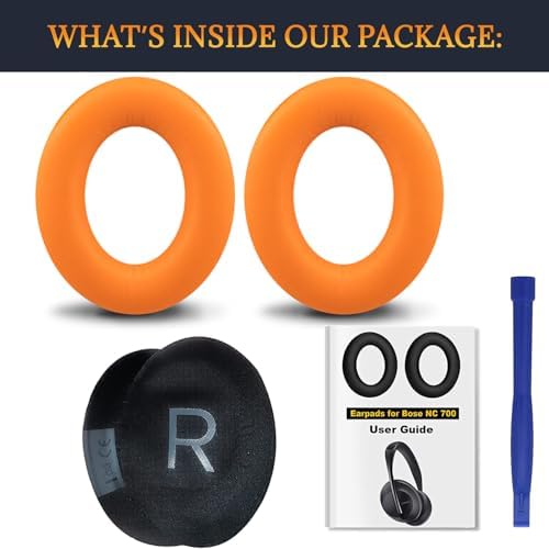 Upgrade Your Bose 700 Headphones with SOULWIT Luxurious Replacement Earpads – Premium Protein Leather & High-Density Foam for Optimal Noise Isolation and Comfort – Stylish Purple-Black Design Perfect for Audiophiles & Casual Listeners