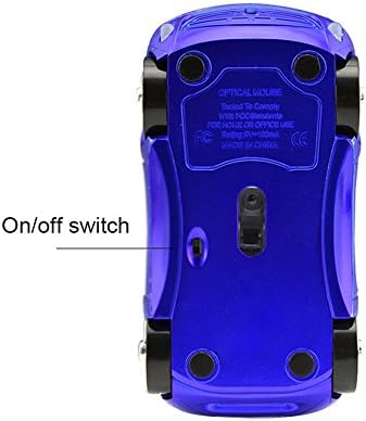 Vibrant Pink Car-Shaped Wireless Mouse for Small Hands – 2.4 GHz Ergonomic Optical Gaming Mouse with USB Receiver – Perfect for Kids, PC, and Laptop Use – Fun and Functional Computer Accessory