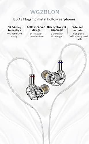 Transform Your Listening Journey with keephifi BLON BL-T3 High Fidelity In-Ear Monitors – Premium 11 mm Copper Clad Diaphragm for Deep Bass and Crystal Clear Vocals, Ergonomically Crafted for All-Day Comfort, Perfectly Suited for Sports, Gaming, and Music Enthusiasts, Enhanced Device Compatibility Featuring Built-in Mic for Effortless Hands-Free Communication – Lightweight Yet Durable Design to Complement Your Active Lifestyle