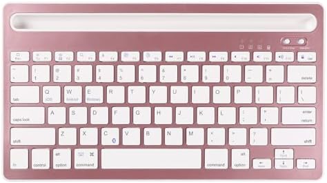 Elevate Your Typing Experience with the CHUYI Wireless Bluetooth Keyboard – Slim, Portable, and Multi-Device Compatible for i Pad, Tablet, and PC – Rechargeable with Quiet Keys and Integrated Stand Slot for Effortless Productivity
