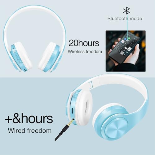 Lightweight Pink RAT TAIL V5.0 Bluetooth Over-Ear Headphones – Foldable Design with Micro SD/TF Card & FM Radio for Ultimate Audio Experience – Perfect Wireless & Wired Headset for Music Lovers on the Move