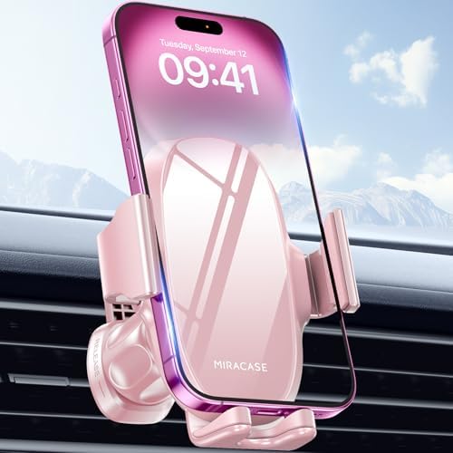 Revolutionize Your Driving Experience with the Miracase 2 nd Generation Universal Phone Holder – 3-in-1 Air Vent Mount for i Phone 16/15/14/13/12/11 and All Smartphones – Enhanced Stability, 360-Degree Rotation, and Hands-Free Convenience for Safer Navigation