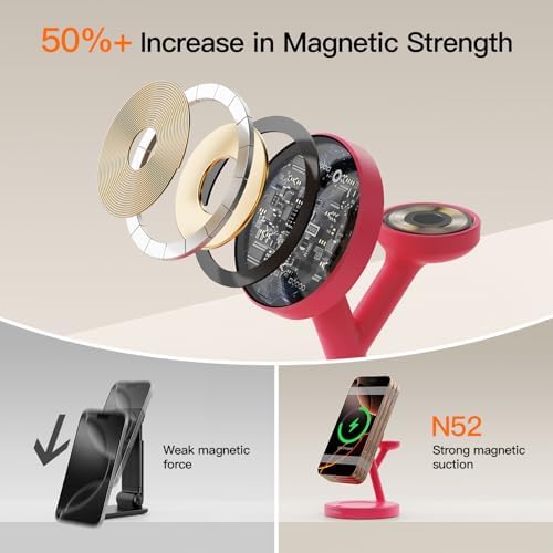 2025 US Edition 3-in-1 Wireless Charging Station for Apple: High-Speed 15 W Mag-Safe Charger Dock for i Phone 16/15/14/13/12, Air Pods, and Apple Watch – Superior Compatibility and Fast Charging Solution