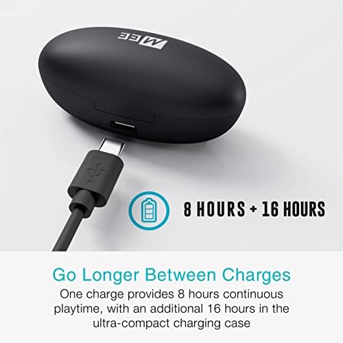 MEE audio Pebbles True Wireless Earbuds – Ultra-Light Bluetooth 5.3 Headphones with Noise-Cancelling Microphone for Sports, Gaming, and Workouts – Sleek Sapphire Design for Unmatched Comfort and Connectivity