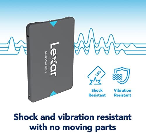 Transform Your Computing with the Lexar 480 GB NQ100 SATA III SSD – Unleash Blazing 550 MB/s Read Speeds for Superior Performance and Unmatched Reliability in a 2.5-Inch Form Factor – Ideal for Gamers and Professionals Seeking Lightning-Fast Data Solutions