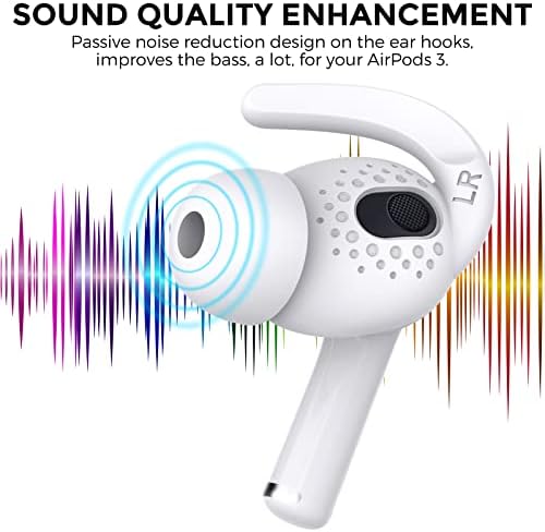 Aha Style Premium Silicone Ear Tips for Air Pods 3 (2021) – 3 Pairs in Large, Medium, and Small Sizes for Maximum Comfort and Noise Isolation – Ideal Apple Air Pods Accessories for Audiophiles Seeking Superior Sound Quality and Enhanced Listening Experience