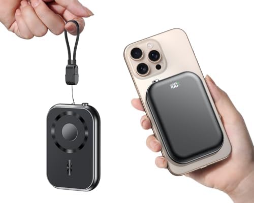 Revolutionize Your Charging Routine with the 10,000 m Ah Magnetic Wireless Power Bank – Fast Charging Battery Pack for i Phone 16/15/14/13/12 Series, Apple Watch, and Air Pods – Ultimate Travel Essential with Dual USB-C Ports and Effortless Magnetic Alignment for On-the-Go Power Solutions