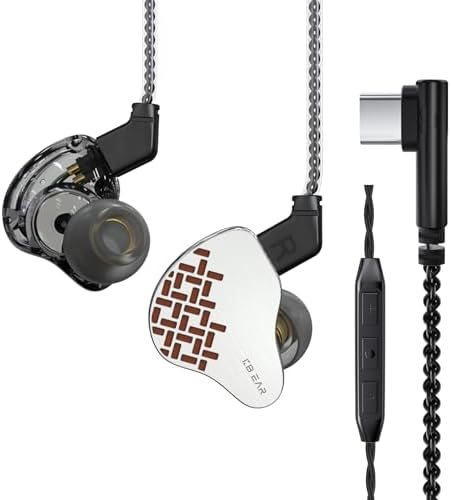 Kinboofi KBEAR Rosefinch Aqua Green Wired In-Ear Headphones – High-Performance Noise-Canceling Earbuds with Aviation-Grade Zinc Alloy Construction and Detachable Cable for Custom Audio – Perfect for Singers and Audiophiles Seeking Unmatched Sound Clarity and Comfort