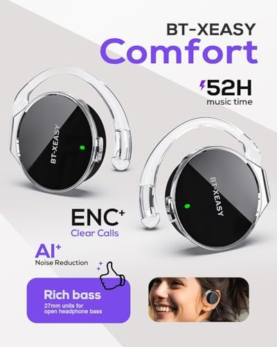 Elevate Your Audio Adventure with MICOOL On Ear Bluetooth Headphones – Sport-Ready Noise Cancelling Headset Featuring Four Microphones, Ultra-Lightweight Clip-On Comfort, and All-Day Battery Life for Dynamic Lifestyles – Perfect for Fitness, Commuting, and Everyday Use
