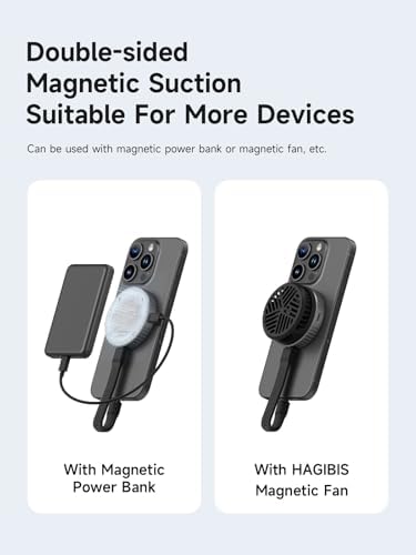 Revolutionize Your Storage with Hagibis Magnetic M.2 2230 NVMe SSD Enclosure – Ultimate USB-C 3.2 Gen2 Adapter for i Phone 16, 15 Pro Max, Mac Book, i Pad Pro & Android Devices | Lightning-Fast 10 Gbps Data Transfer, Durable Aluminum Design & Portable Convenience for On-the-Go Users