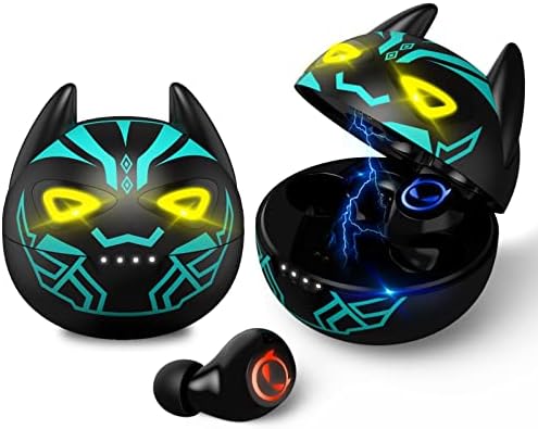 Kids Bluetooth 5.1 Wireless Earbuds – Lightweight Waterproof Sport Earphones with Noise Reduction and Built-in Mic for Ultimate Comfort and Clarity – Perfect for Music, Gaming, and TV