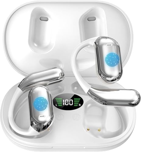Transform Your Global Communication with AI-Enhanced 3-in-1 Translation Earbuds: Real-Time Language Translator with Superior Sound, 80-Hour Battery Life, and Noise-Cancelling Design – Ideal for Travelers, Professionals, and Language Learners – Subscription-Free Convenience in Sleek White Finish