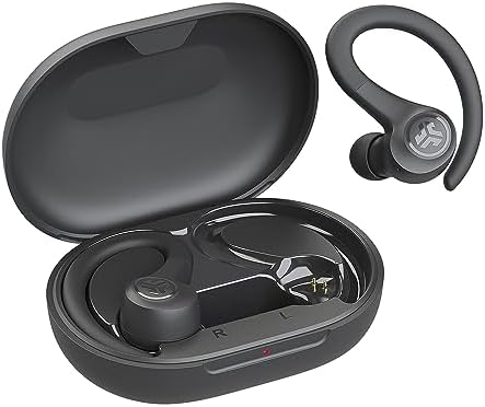 JLab Go Sport+ Wireless Workout Earbuds – Unrivaled 35+ Hour Bluetooth Battery Life, C3 Clear Calling Technology for Distinct Conversations, and Secure Earhook Design for Unyielding Stability During Workouts – Elevate Your Sound Experience with 3 Adjustable EQ Settings and Broad Device Compatibility in Sleek Graphite Finish