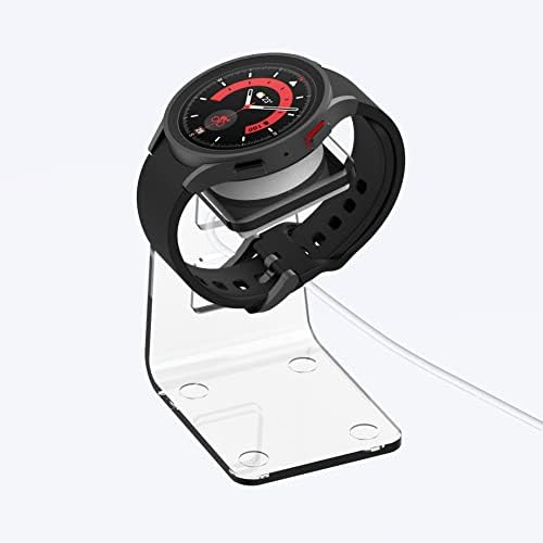 Galaxy Watch Fast Charger Dock – Universal Magnetic Charging Station for Galaxy Watch 8/7/6/5/5 Pro/4/3 and Active/Active2 – Sleek, Portable Design for Quick Power Boosts with Enhanced Compatibility and Durability