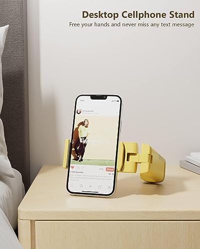 Mii KARE Universal Airplane Phone Holder – Innovative 360-Degree Rotating Smartphone Mount for Ultimate In-Flight Entertainment, Lightweight and Durable Travel Companion for Effortless Viewing on Tray Tables, Perfect for Long Flights and Quick Getaways