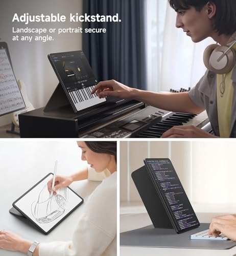 Discover the Ultimate SURITCH Adjustable i Pad Stand Holder for i Pad Pro 13-inch (M4) 2024 – Lightweight, Portable, and Magnetic Design for Enhanced Versatility in Portrait & Landscape Viewing – Premium Ergonomic Tablet Accessory for Work, Entertainment, and Creativity