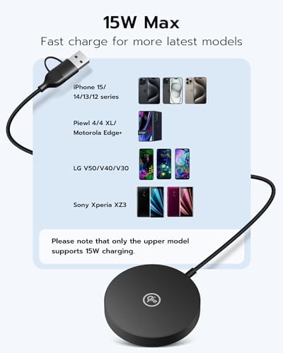 Revolutionize Your Charging Experience with the New Q 15 W Magnetic Wireless Charging Pad – Dual Pack for i Phone 16/15/14/13/12 Series, Mag-Safe Compatible, Fast & Secure Charging, Sleek Design with Safety Features