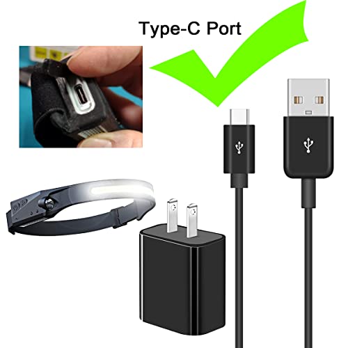 5 Ft USB C Charger Cable for Flashlights – Superior Fast Charging for Goreit, Relybo, Thru Nite TC15 V3 & More – Durable, Versatile Charging Cord for LED Headlamps and Outdoor Gear – Essential Accessory for Ultimate Reliability and Performance