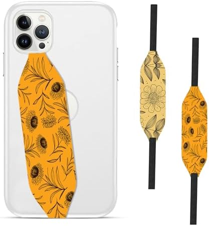 Customizable Reversible Phone Grip Strap – Pack of 2 Anti-Slip Finger Holders for Secure Mobile Handling, Wireless Charging Compatibility, and Detachable Design for Enhanced i Phone Use and Comfort, Elevate Your Style and Functionality