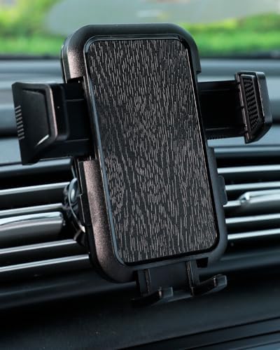 Universal Hands-Free Car Phone Mount – Adjustable Smartphone Holder for i Phone & Android with 360-Degree Rotation, Effortless Installation, and Sturdy Grip for Safe Driving Experience